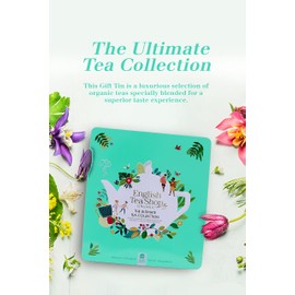 English Tea Shop Ultimate Tea Collection Gift Tin, 72 Fairtrade & Organic Tea Bags, 9 Delicious Tea Flavours