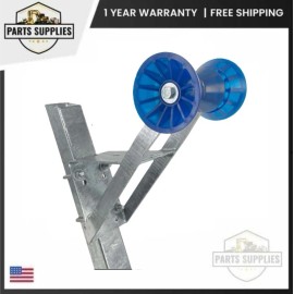 Aftermarket Winch Seat With Blue Roller and Bells For 2"-3" Wide Boat Trailer Winch Posts