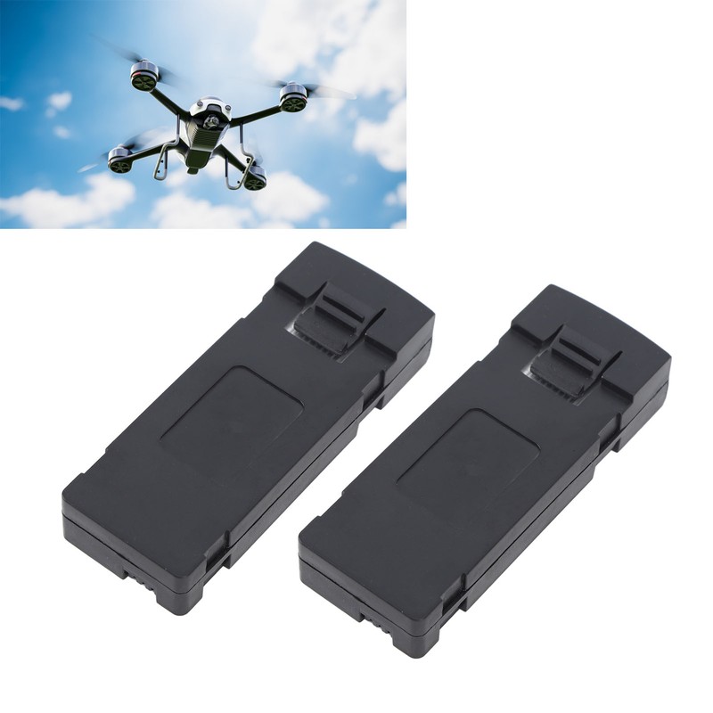2PCS 3.7v 2600mah RC Aircraft Lithium Battery with Charge Line
