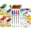 BIC Cristal ORIGINAL Medium Daily BALLPOINT PENS Biros 1.0 mm