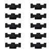 J-ouuo 10pcs Headlight Trim Ring Clip 51132752145 Plastic Front Headlight