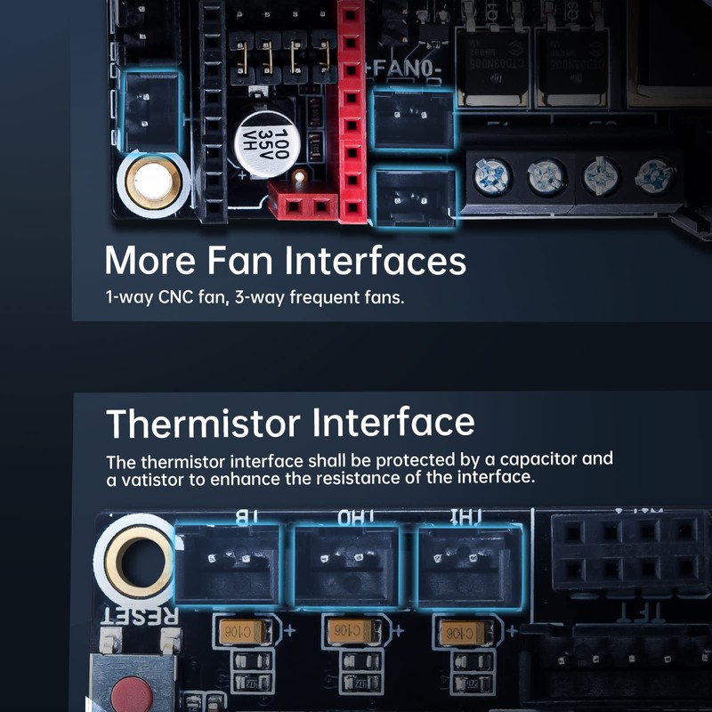 BIGTREETECH SKR V1.4 Turbo 32bit tablero de control DIY para
