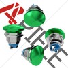 APIELE 22MM Mushroom Head Push Button Switch Momentary Push Button