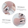 Healeved 3pcs Mushroom Makeup Brush for Loose Powder and Blush