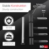 SOTECH Olav Door Hinges 3-Piece Set with 4 Threaded Bolts,