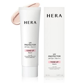 Hera Protector Peach Tone Up Sunscreen / 헤라 프로텍터 피치 톤 업 선크림