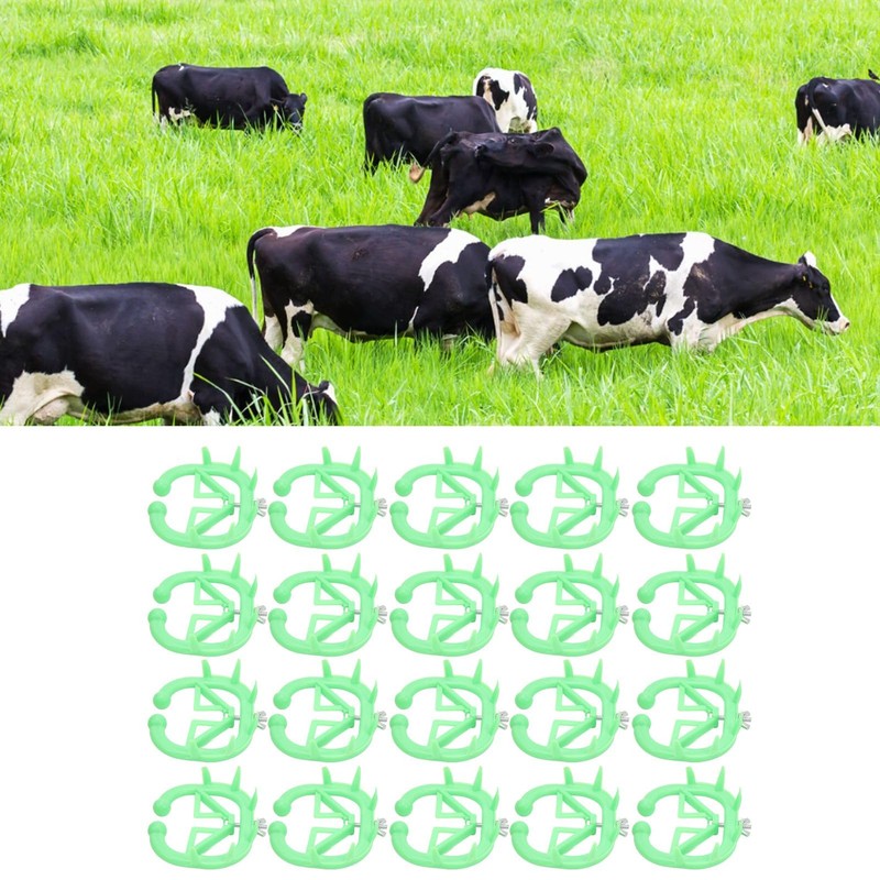 Haofy Pack of 20 Cow Nose Spikes, Milk Sucking Preventor,