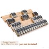 Mulush Bamboo Spice Rack Tray - Spice Drawer Organizer for