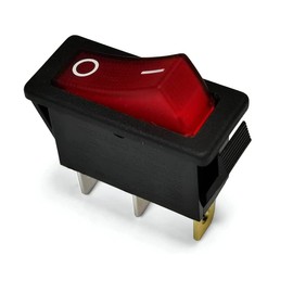 120927-24 120 Volt Rocker Switch Lighted On Off for FMI Desa Electric Fireplaces