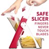 AEX Foldable Mandoline Slicer Adjustable Vegetable Chopper with Safety Lock,