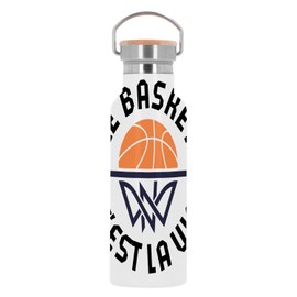 Stainless Steel Water Bottle Thermal Insulated - Basketball Life Sport Basketball - 17 oz