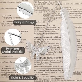 TIESOME Metal Bookmark, Metal Feather Cute Bookmark Glow in The Dark Bookmark with 3D Butterfly Charm, Unique Gift for Women Bookmarks for Book Lovers (Silver Feather)