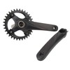 Mountain Bike Crank Arm Set Hollow One Piece Positive Negative