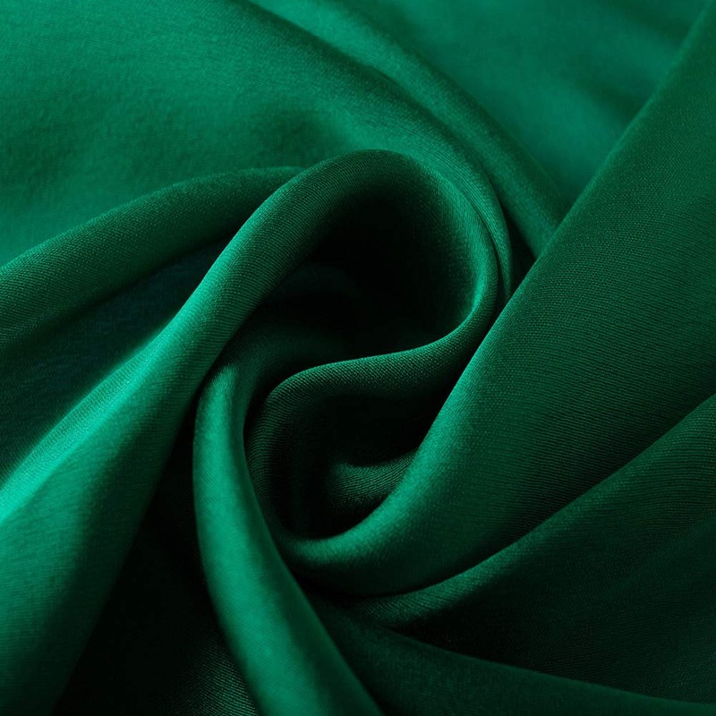 Cyzlland - Bufandas para mujer, 100% seda, largas, ligeras, Verde