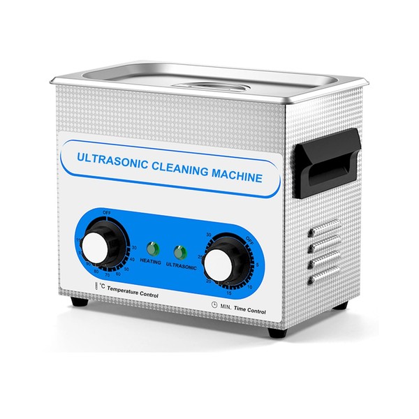 JIEJING 3.2L Jewelry Cleaner Ultrasonic Machine Knob Control Sonic Cleaner