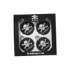 FC St. Pauli Christmas Tree Baubles Set of 4 (Black,