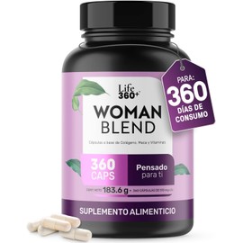 LIFE 360 Woman Blend Multivitaminico para Mujer  360 cápsulas  510mg
