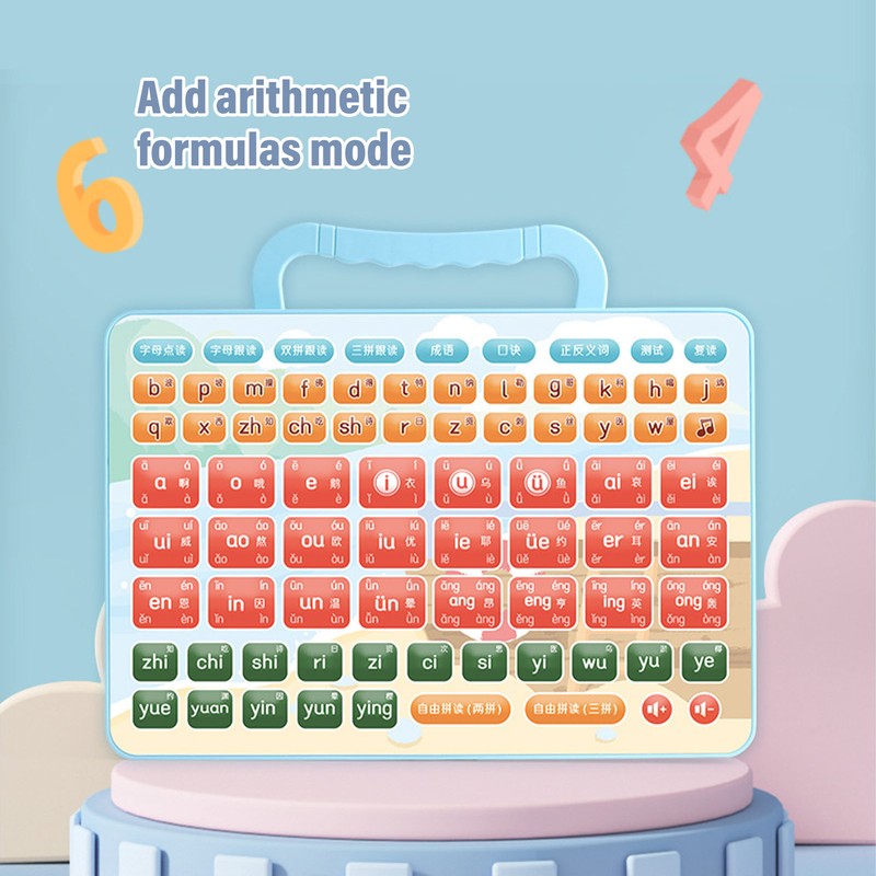Kid Chinese Pinyin Learning Tablet Toddlers Pinyin Speaking Learning Pad