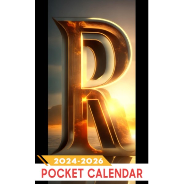 Pocket Calendar 2024 - 2026 With Moon Phase: Three-Year Monthly