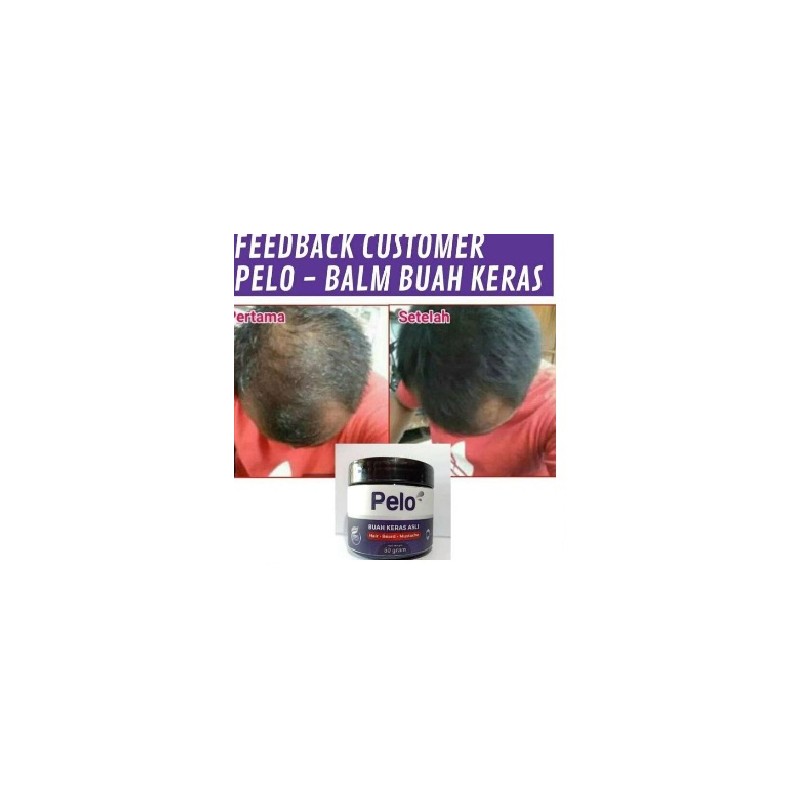 PELO Hair growth- PELEBAT RAMBUT DAN JAMBANG - BALM BUAH