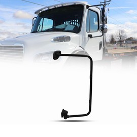 Right Black Mirror Bracket Replacement Fit for 2004-2016 Freightliner M2 Columbia 100 106 112 114 Semi Truck Accessories