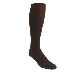 2PR Mens Merino Wool OTC Knee-high Socks - 17" Leg (Charcoal)