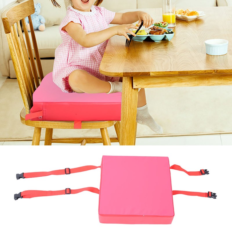 Adjustable Removable Baby Dining Chair Booster Cushion Kids Highchair Seat