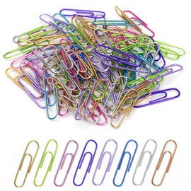 SOTMALTK Paper Clips, 240pcs Medium Size Colored Paper Clip, PaperClips Assorted Colors, Paper Clips for Paperwork Office School and Personal Use