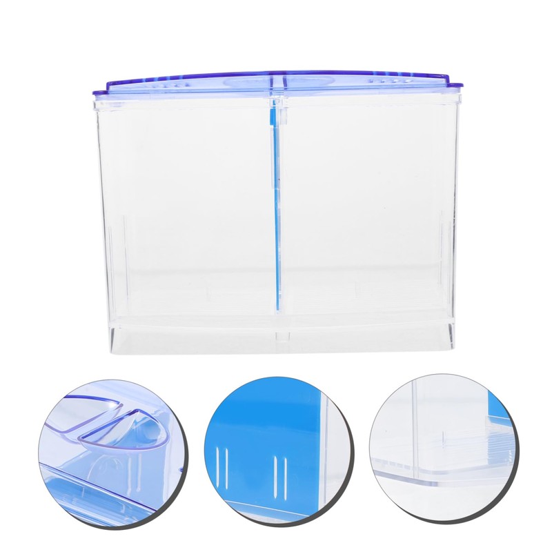 GRIRIW Aquarium Isolation Box Fish Tank Separator Breeding Box for