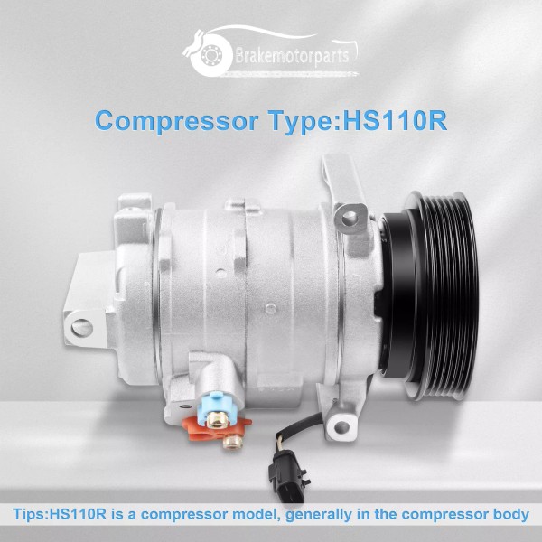 Brakemotorparts A/C AC Compressor W/Clutch For Chrysler 300 For Dodge