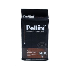 Pellini Gusto Bar Vellutato N.1, Medium Roast, Arabica and Robusta, Ground Coffee, 250gr (8.8oz)