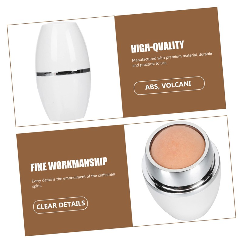 Healeved 3pcs Oil-Absorbing Volcanic Face Roller for Control Lightweight Skin