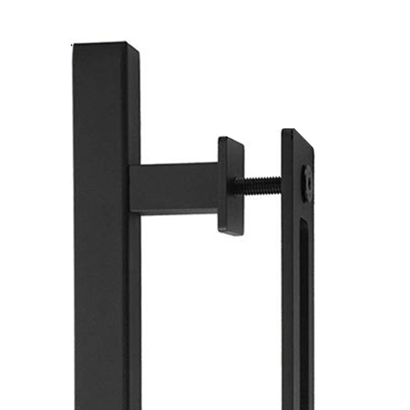 Sliding Barn Door Handle Carbon Steel 4.8mm Thick Double Sided