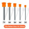 Sukh Rebar Caps - 60Pcs Orange Mushroom Safety Cover for