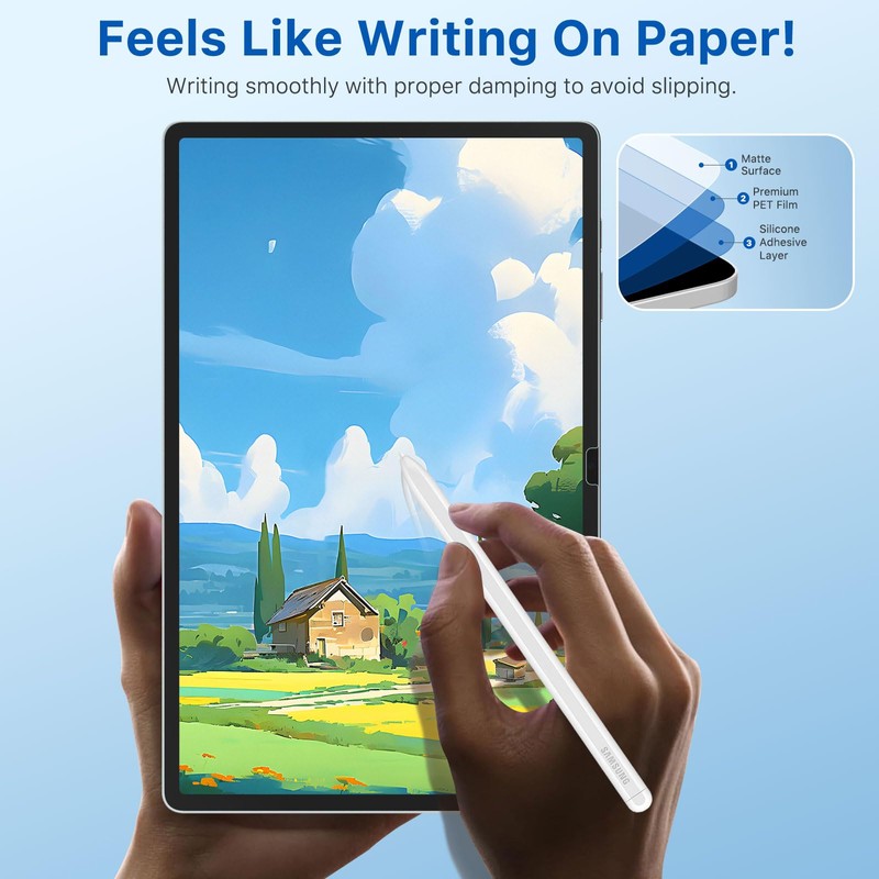 MoKo 2-Pack Matte Screen Protector Compatible with Galaxy Tab S10