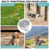 Heavy Duty Dog Chain for Yard-30FT Metal Chain Leash Chew