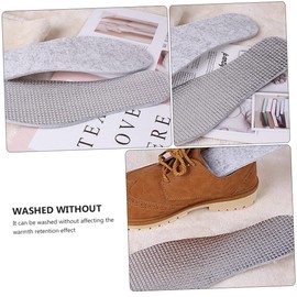 KOMBIUDA Warm Insoles 3 Pairs Winter Summer Double- Shoe Inserts Aluminum Foil Material for Women Men