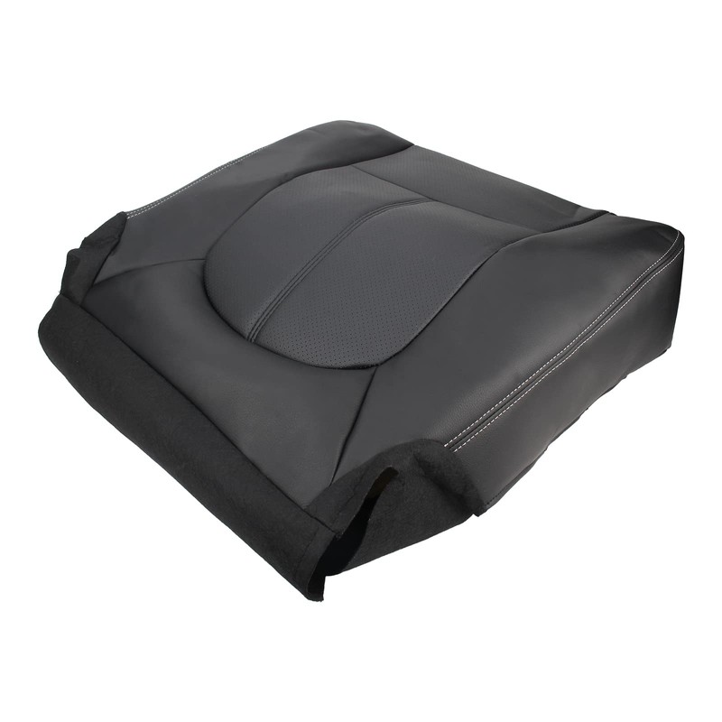 Carbhub Driver Bottom Perforated Leather Seat Cover for Ford F250