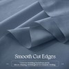 VACVELT Wedding Arch Draping Fabric Dusty Blue Chiffon, 1 Panel