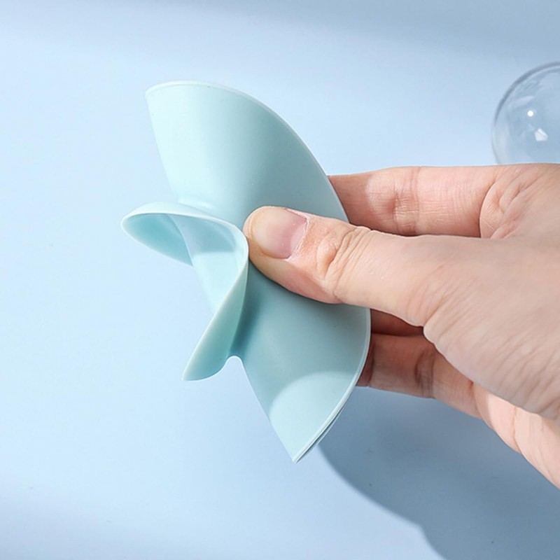 3-Piece Tableware Suction Cups,Double Sided Tableware Fixing Pad for Plate