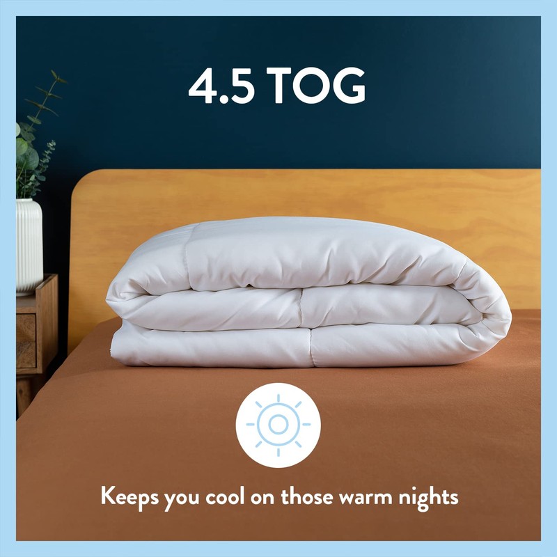 Slumberdown Cool Summer Nights Single Duvet - 4.5 Tog Lightweight