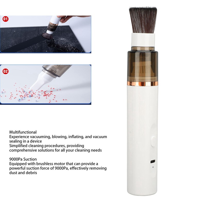 Handheld Cordless Vacuum 25W 9000Pa Suction Rechargeable Portable Mini Vacuum