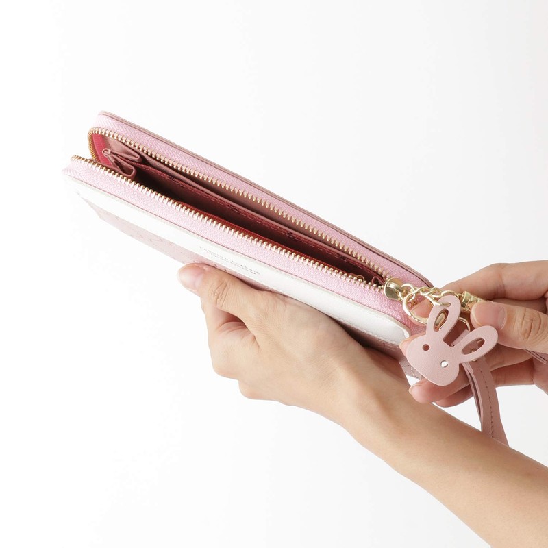 Kinshuu Women's Long Wallet, Large Capacity, Card Slot, Coin Purse,