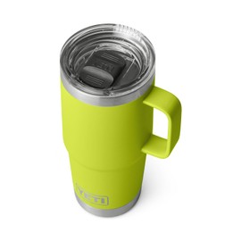 YETI Rambler 20 oz Travel Mug, Stainless Steel, Vacuum Insulated with Stronghold Lid, Chartreuse