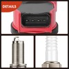 A-Premium (Blue) Set of 8 Ignition Coil Pack and Iridium