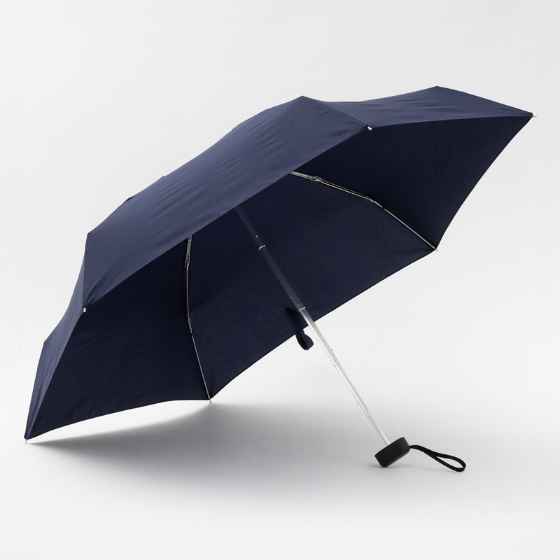 LIEBEN-0205 Flat Mini Umbrella, 19.7 inches (50 cm), Rain Umbrella,