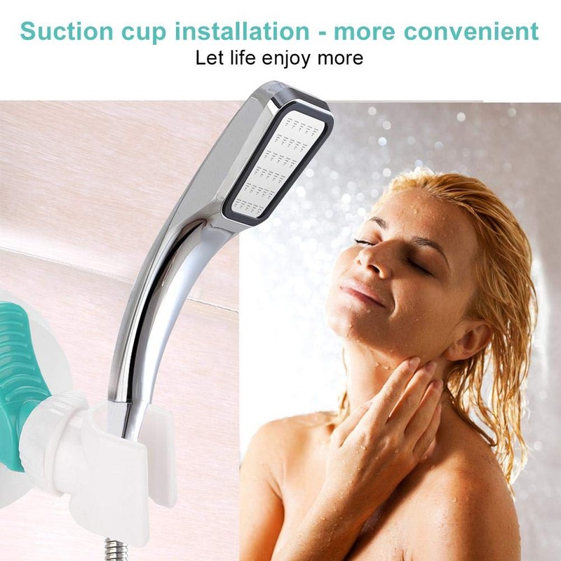 Adjustable Wall Attachable Shower Head Holder - Strong Suction Cup