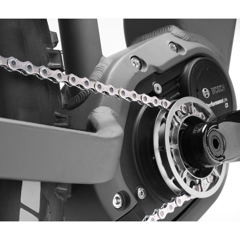 KMC Unisex's e101 EPT eBike Chain, Silver, Wide (1/8")
