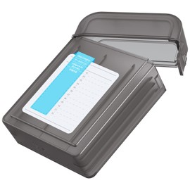 ORICO Portable Hard Drive case, 3.5 Inches HDD/SSD Portable Storage Box with Exclusive Note, Anti-Static, Shock- Proof, Moisture-Proof & Dust-Proof -1 Pack