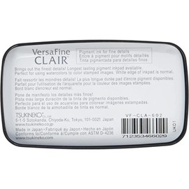 Tsukineko Paradise Versafine Clair Ink Pad, Synthetic Material, Blue, 5.6 x 9.7 x 2.3 cm